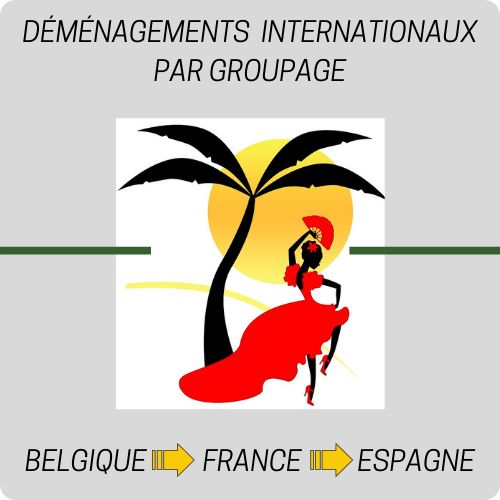 Déménagements belgique France Espagne